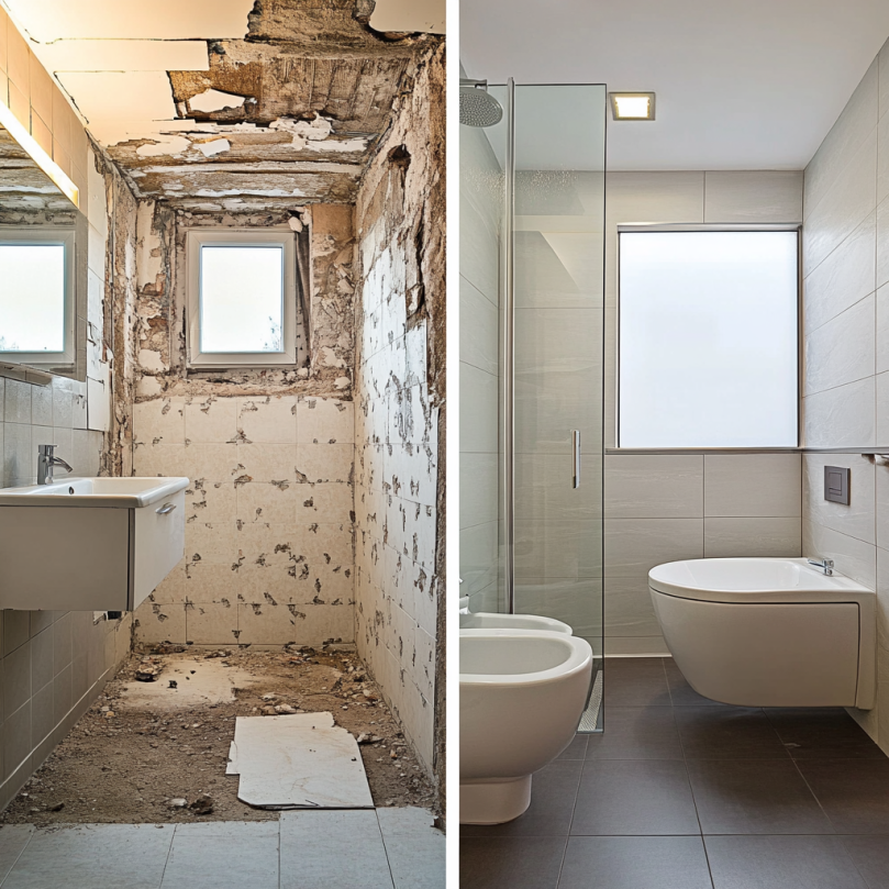 Bathroom remodeling mistakes and successful renovation results
