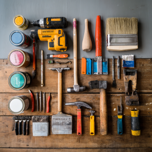 What are the best remodeling tools for DIY projects. A toolkit showing what are the best remodeling tools for DIY projects