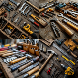 What tools do professional remodelers use. Professional workbench showing what tools do professional remodelers use