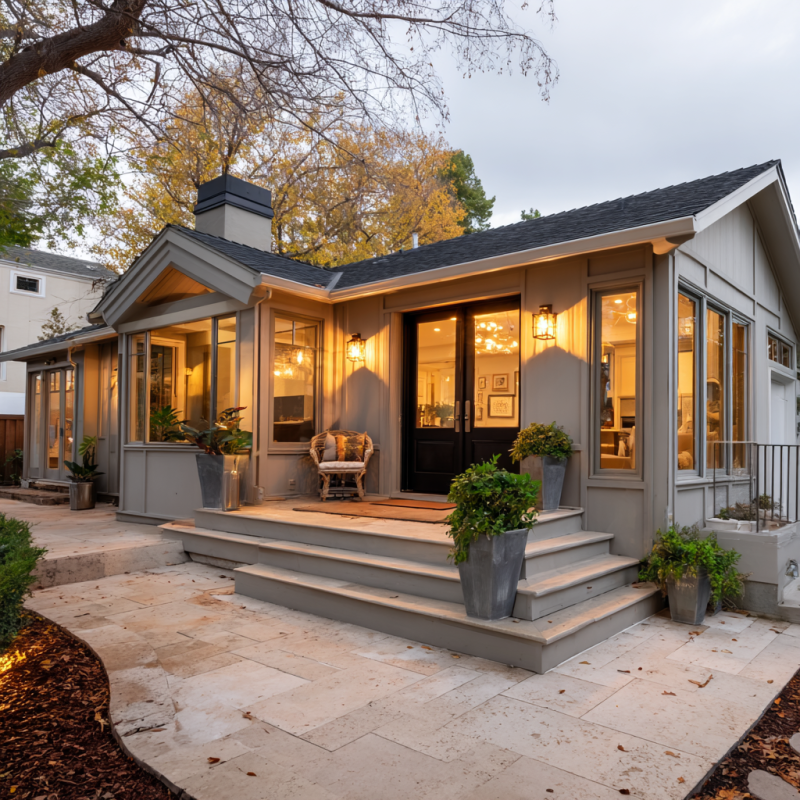 ADU Pleasant Hill backyard cottage with modern design