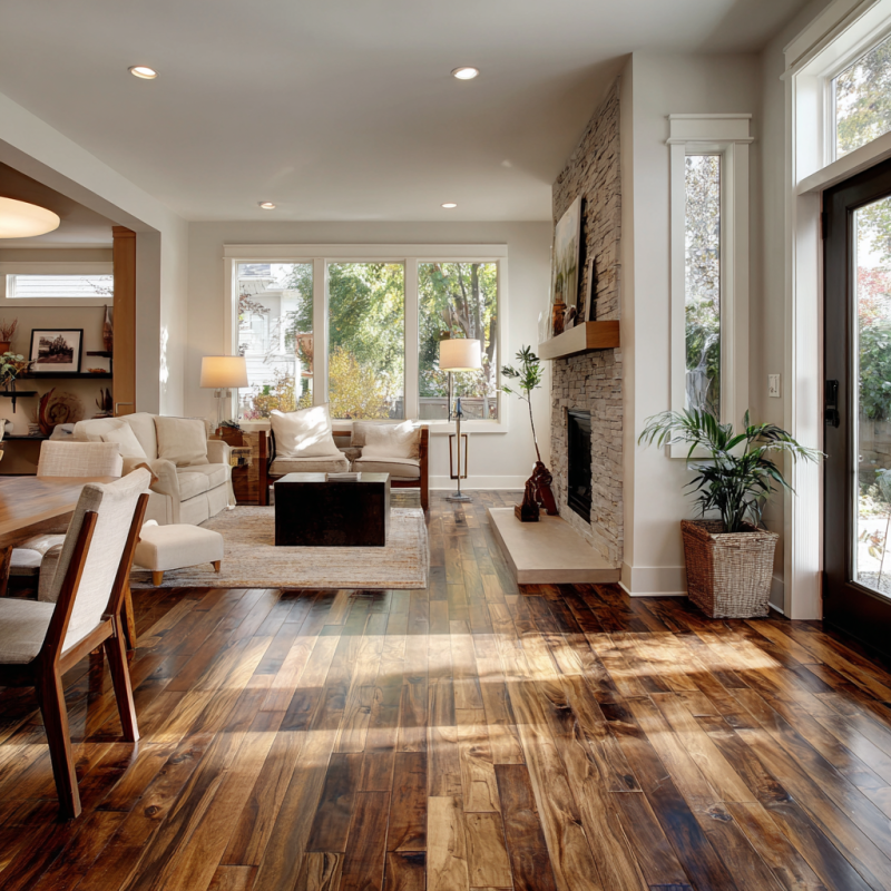 Walnut Creek flooring and baseboard installation by Mazzamuto Construction