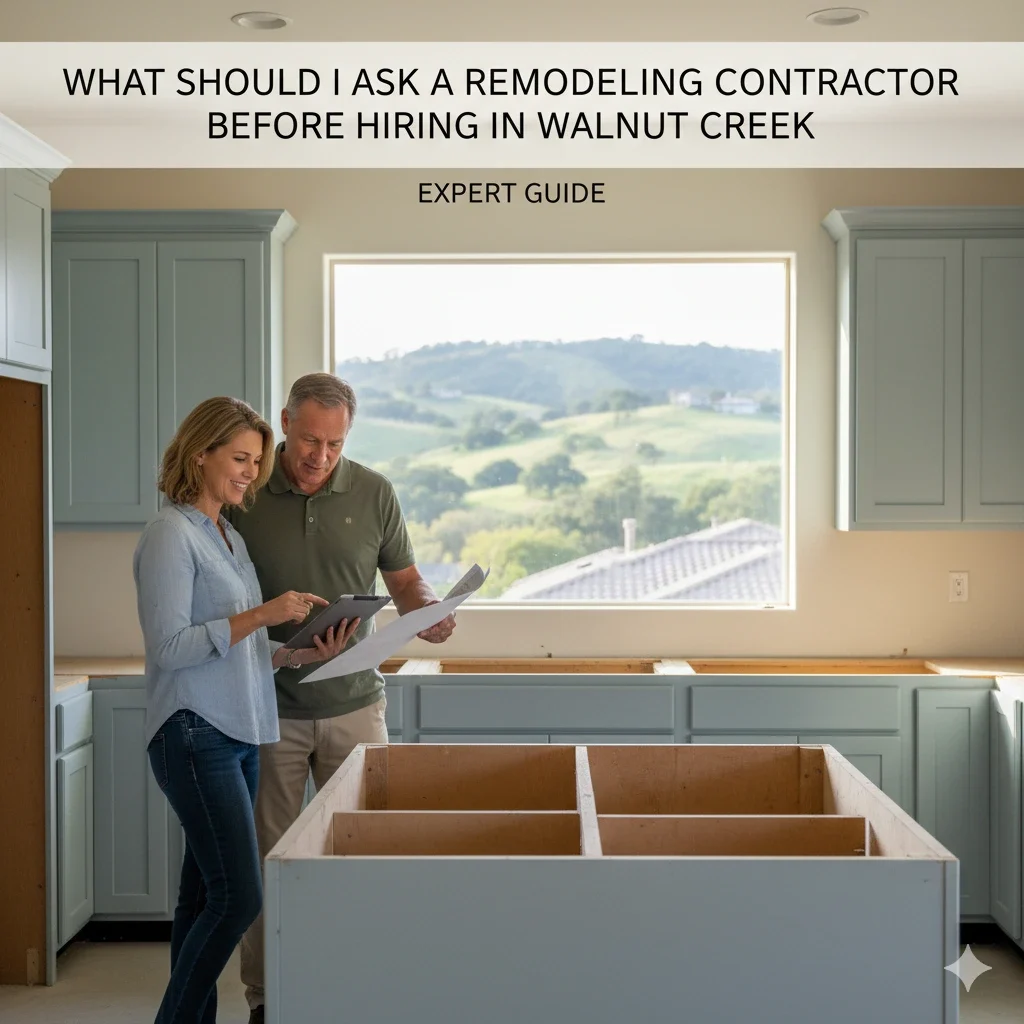 What Should I Ask a Remodeling Contractor Before Hiring in Walnut Creek expert guide